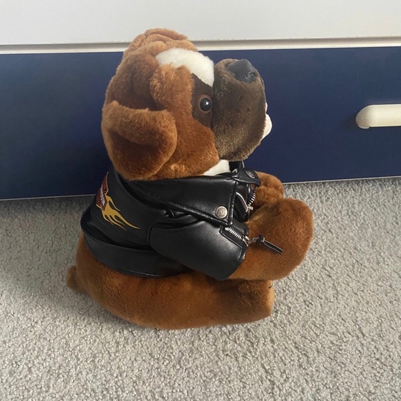 Build a Bear Harley Davidson French Bulldog Stuffed Animal - Picture 8 of 9